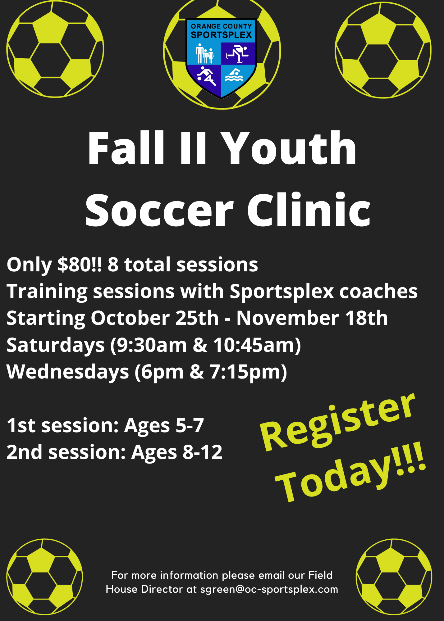Soccer & Turf Programs Orange County Sportsplex