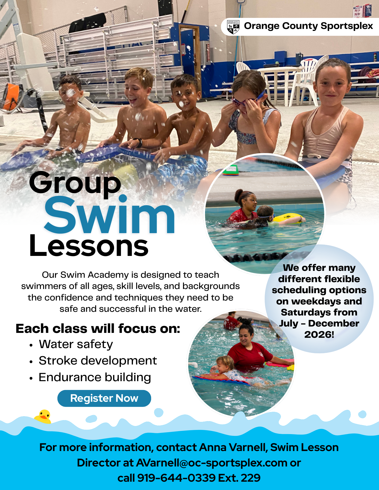 Swimm Lessons Sea swim lessons – Orange County Sportsplex